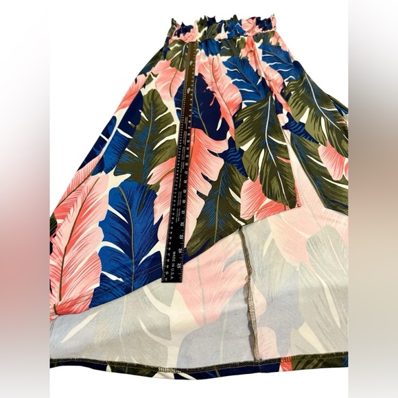 VENUS Vibrant Size L Tropical Leaf Print Maxi sundress - Picture 7 of 7